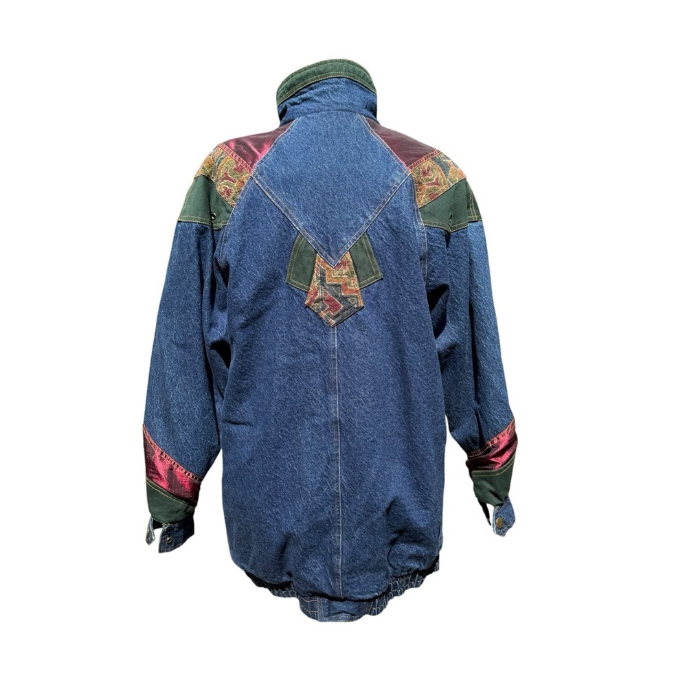 Vintage 80’s Two Twenty Quilted Denim Jacket - Picture 6 of 7